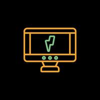 Thunderbolt Vector Icon