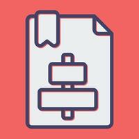 Center Align Vector Icon