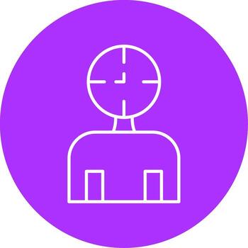 Lifespan Line Multicircle Icon vector