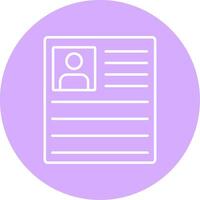 Curriculum Line Multicircle Icon vector