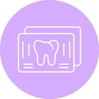 X Ray Line Multicircle Icon vector