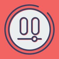 Video Pause Button Vector Icon