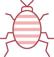 Bug Solid Two Color Icon vector