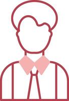 Person Solid Two Color Icon vector