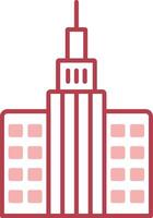 Skycraper Solid Two Color Icon vector