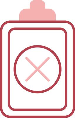 Wrong Solid Two Color Icon