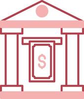Cash Withdraw Solid Two Color Icon vector