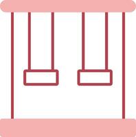 Trapeze Solid Two Color Icon vector