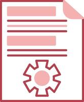 Project Management Solid Two Color Icon vector