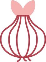 Onion Solid Two Color Icon vector