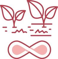 Sustainable Agriculture Solid Two Color Icon vector