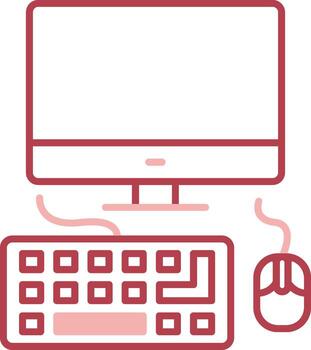 Computing Solid Two Color Icon vector