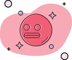 Shocked Slipped Icon vector