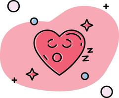 Sleep Slipped Icon vector