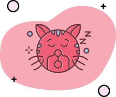 Sleep Slipped Icon vector