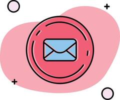 Email Slipped Icon vector