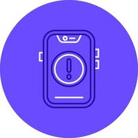 Error Duo tune color circle Icon vector