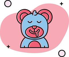 Drooling Slipped Icon vector