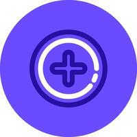 Add 2 Duo tune color circle Icon vector