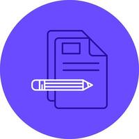 Edit Duo tune color circle Icon vector