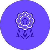 Medal Duo tune color circle Icon vector