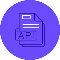 Api Duo tune color circle Icon vector