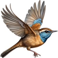 AI generated Close-up image of a Eurasian Wren bird. png