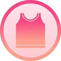 Top solid circle gradeint Icon vector