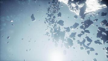 flying through the asteroid belt in outer space video