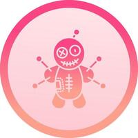 Voodoo solid circle gradeint Icon vector