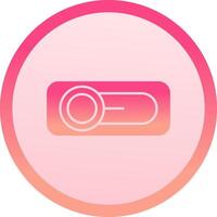 Switch solid circle gradeint Icon vector