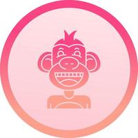 FALSE solid circle gradeint Icon vector