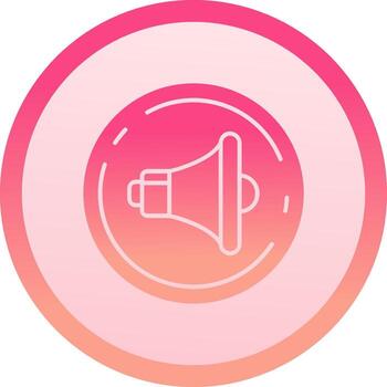 volumen sólido circulo grado icono vector
