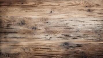 ai generado antiguo madera textura fondo, madera tablones grunge superficie foto