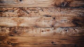 AI generated Old wood texture background, wood planks. Grunge surface photo