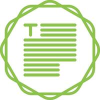 Typography Vector Icon