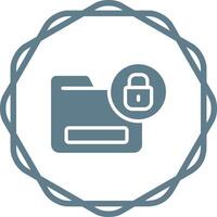 icono de vector de seguridad de documento