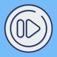 Next Track Circle Vector Icon