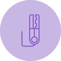 Grounding Clamp Vector Icon