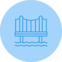 icono de vector de puente