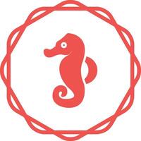 Seahorse Vector Icon