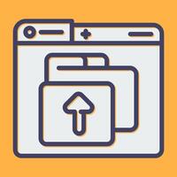 Upload File Vector Icon