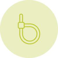 Cable Tie Fastening Tool Vector Icon