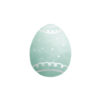 Easter egg clipart, various colorful Easter eggs, Easter holiday illustrations. png