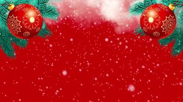 Christmas greeting card new year animation. celebration background V15 video
