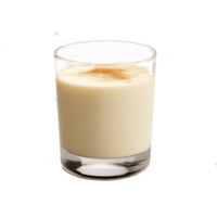 AI generated a glass of milk with cinnamon on top png