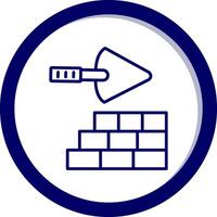 Brick Wall Vecto Icon vector