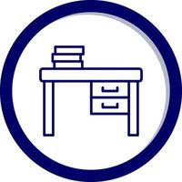 Work Desk Vecto Icon vector