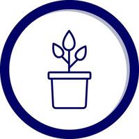 Plant Pot Vecto Icon vector