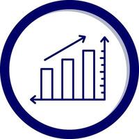 Statistics Increase Vecto Icon vector